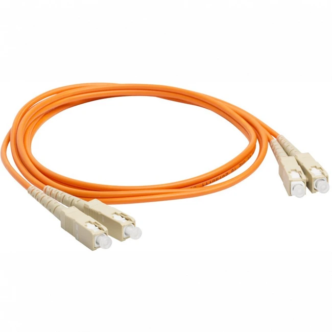 Оптический патч-корд LANMASTER LAN-2SC-2SC/OM3-2.0