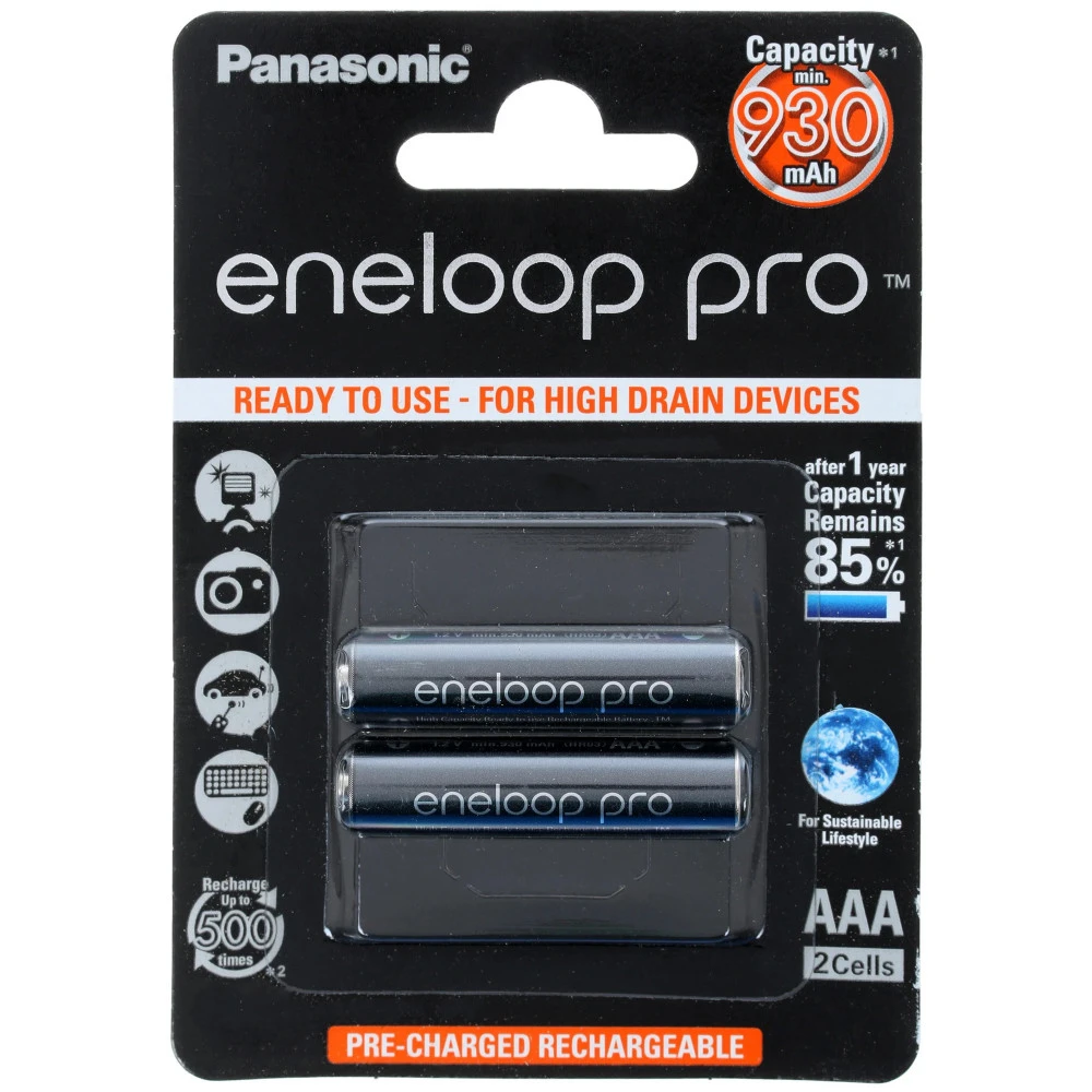 Батарейка Panasonic Eneloop Pro BK-4HCDE/2BE