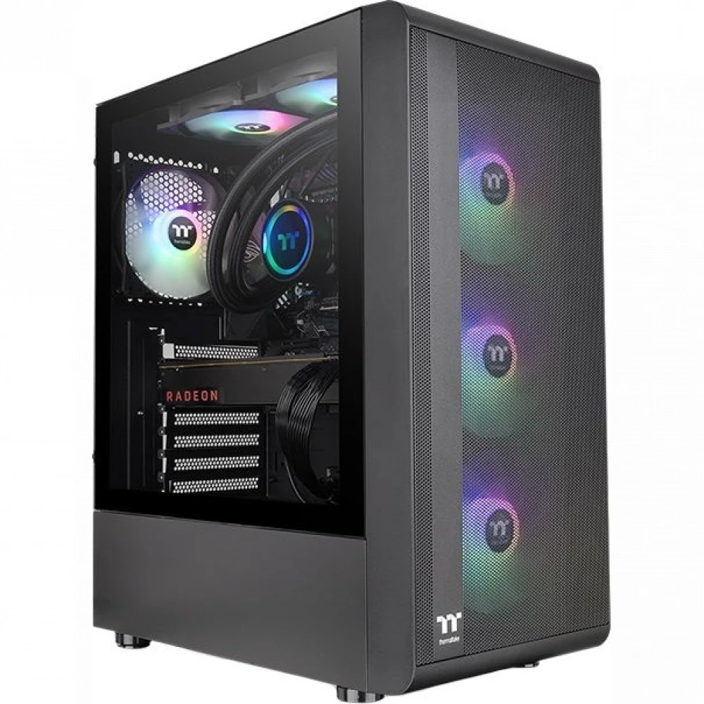 Корпус Thermaltake S200 TG ARGB Black CA-1X2-00M1WN-00 Игровые, Mid-Tower