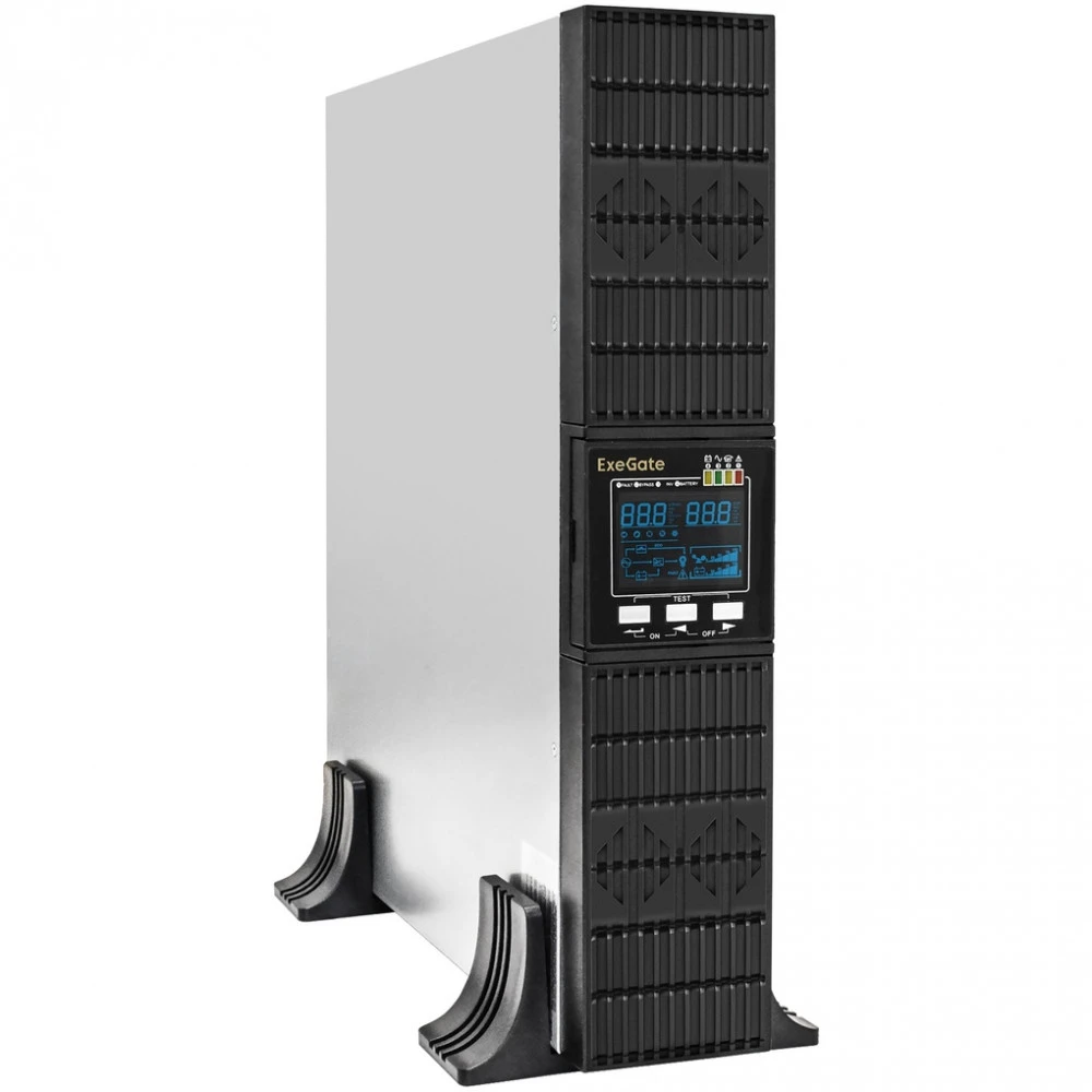 Источник бесперебойного питания ExeGate PowerExpert ULS-1000 EX293048RUS Двойное преобразование (On-Line), Напольный (Tower), 1000 ВА, 1000 Вт
