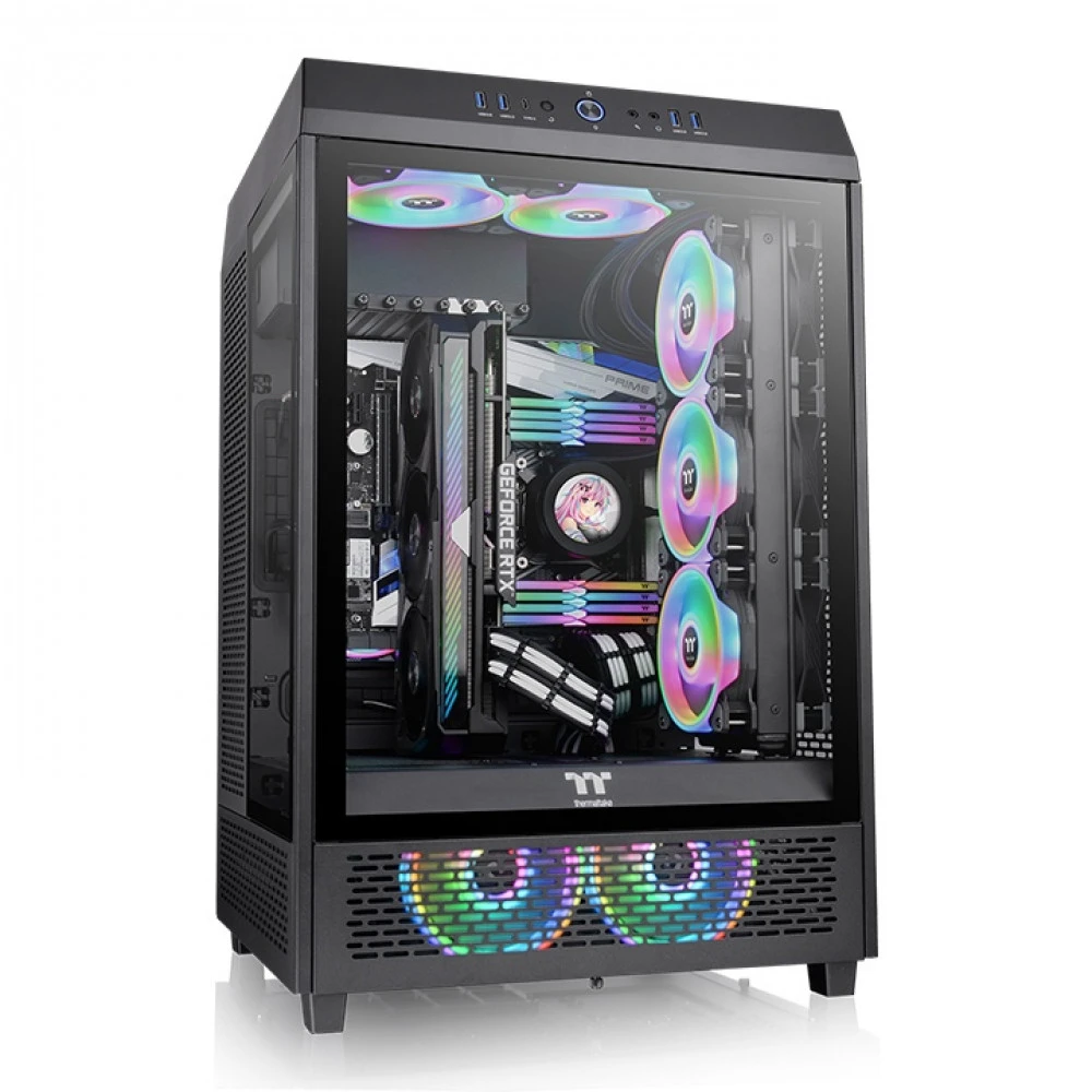 Корпус Thermaltake The Tower 500 Black CA-1X1-00M1WN-00 Игровые, Mid-Tower