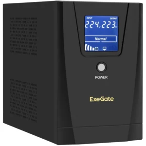 Источник бесперебойного питания ExeGate SpecialPro Smart LLB-1500 EX292799RUS Линейно-интерактивные, Напольный (Tower), 1500 ВА, 950 Вт