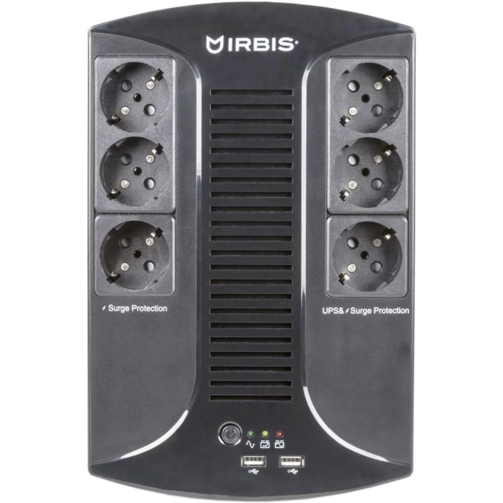 Источник бесперебойного питания Irbis UPS Personal plus 800VA 480W ISBR800E Линейно-интерактивные, Напольный (Tower), 800 ВА, 480 Вт
