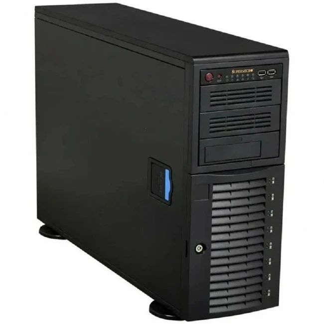 Сервер iRU Rock s9208ig4 2150259 Tower, Xeon Gold 6426Y, 2500 МГц, 16, 37.5, 2 x 64 ГБ, SFF 2.5" + LFF 3.5", 8, 1x 1 ТБ