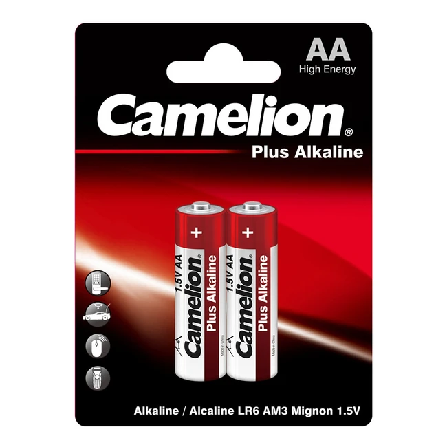Батарейка CAMELION LR6-BP2 Plus Alkaline