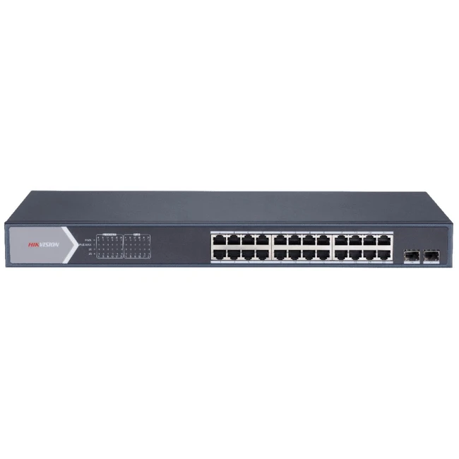 Коммутатор Hikvision DS-3E1526P-EI 1000 Base-TX (1000 мбит/с), 2 SFP порта