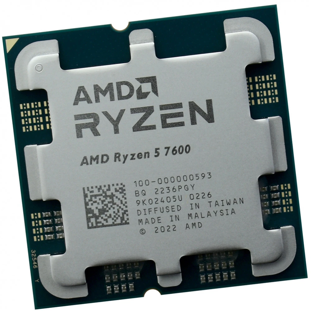 Процессор AMD Ryzen 5 7600 100-100001015 Ryzen 5, 6, 3.8, 32, OEM
