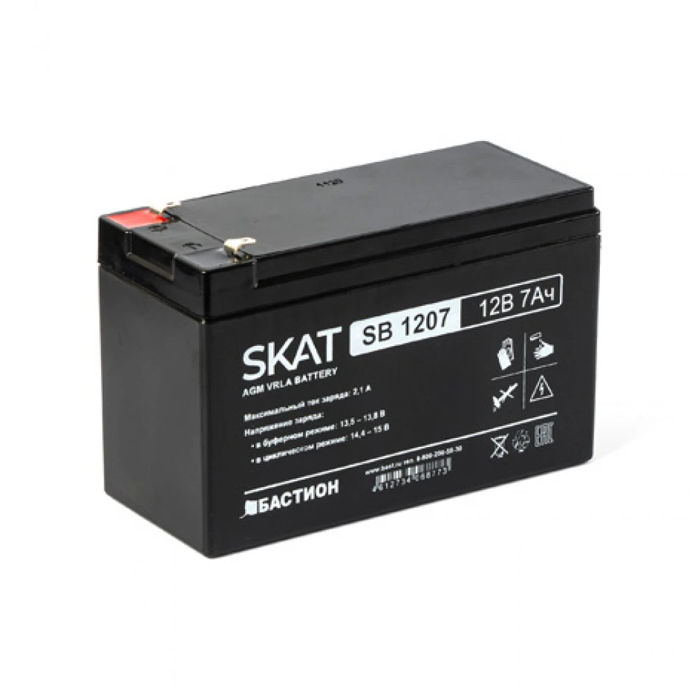 Сменные аккумуляторы АКБ для ИБП Delta Battery SKAT SB 1207 12 В
