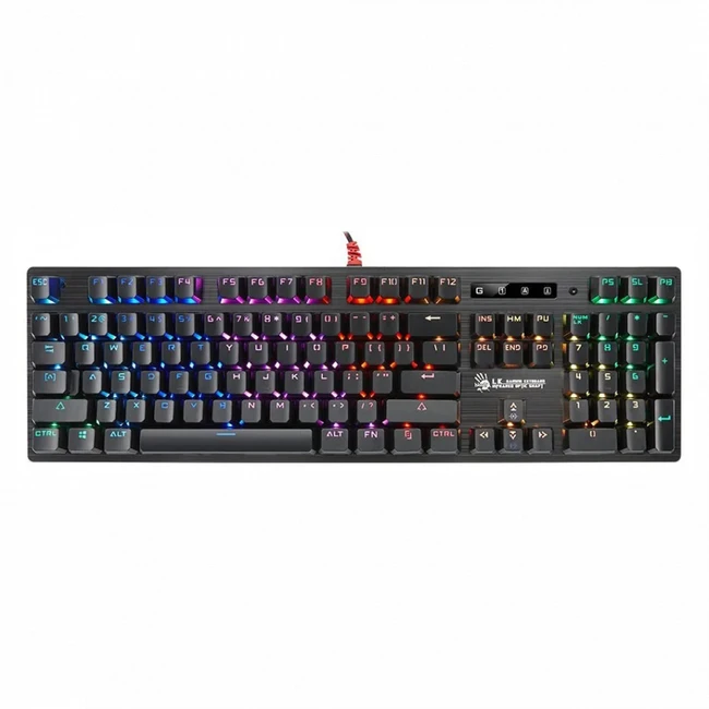 Клавиатура A4Tech B820R GREY (BLUE SWITCH) Проводная, USB