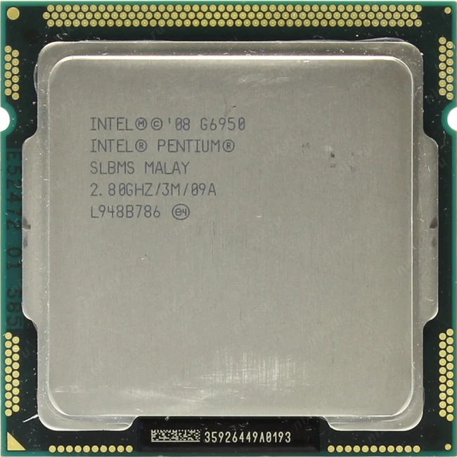 Процессор Intel Pentium G6950 BX80616G6950-REF Pentium, 2, 2.8, 3, OEM