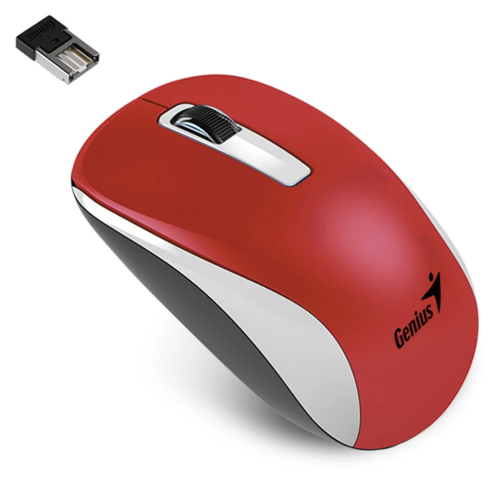 Мышь Genius NX-7010 White/Red 31030114111 Премиальные, Беспроводная