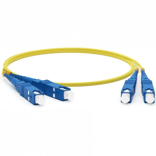 Оптический патч-корд Hyperline FC-D2-9-SC/UR-SC/UR-H-5M-LSZH-YL