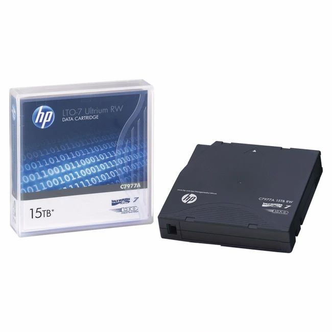 Ленточный носитель информации HPE LTO-7 Ultrium 15TB RW C7977A LTO-7, 1 шт