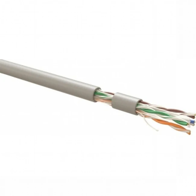 Кабель витая пара Hyperline Бухта Hyperline UUTP4R-C6-S23-IN-LSZH-GY-305, 305м UUTP4R-C6-S23-IN-LSZH-GY-305(АКЦ)