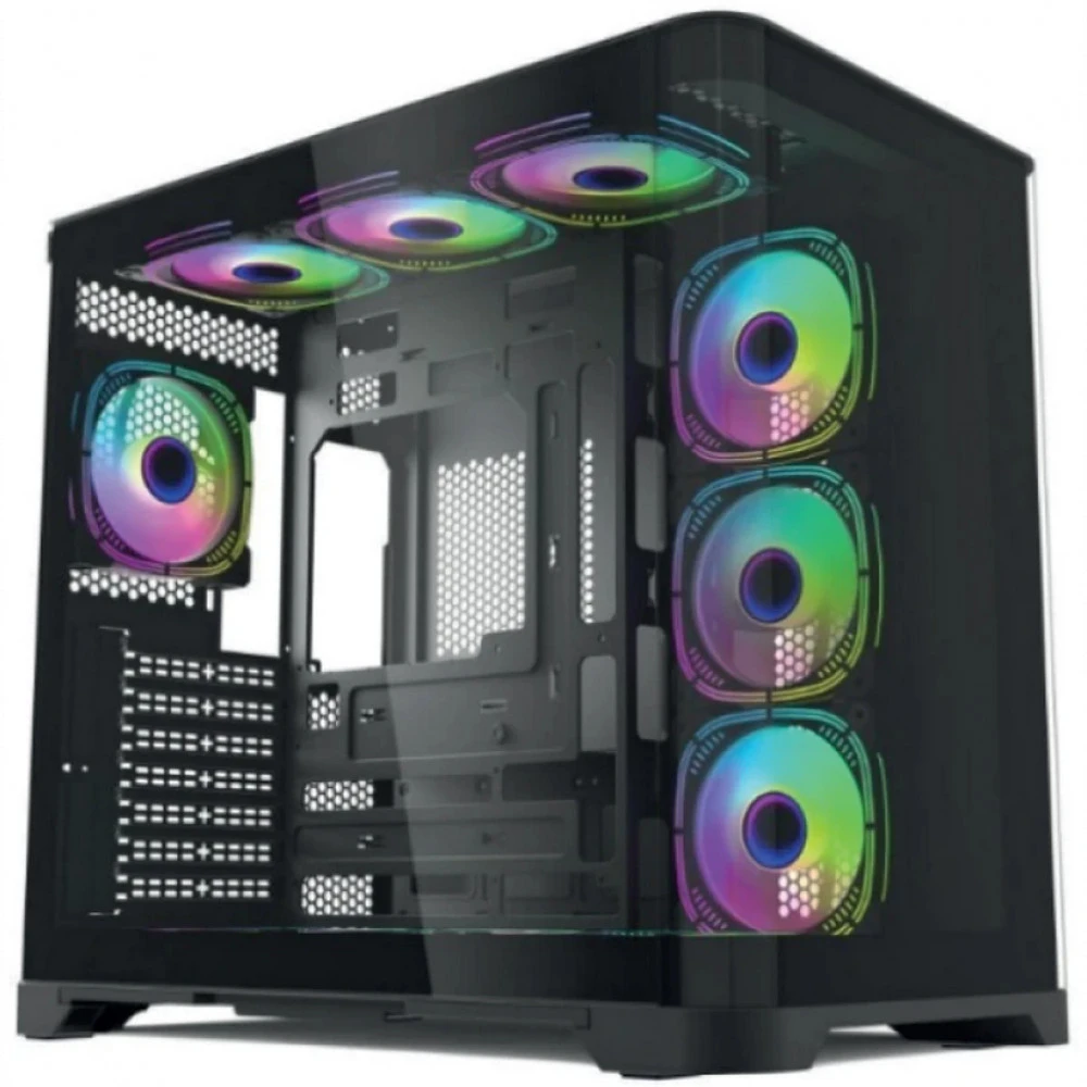 Корпус Foxline Forza FZ-G42B Black Игровые, Mid-Tower
