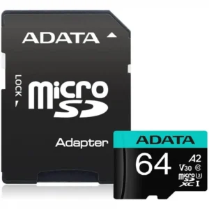 Флеш (Flash) карты ADATA Premier Pro microSDXC 64 ГБ AUSDX64GUI3V30SA2-RA1 64 ГБ