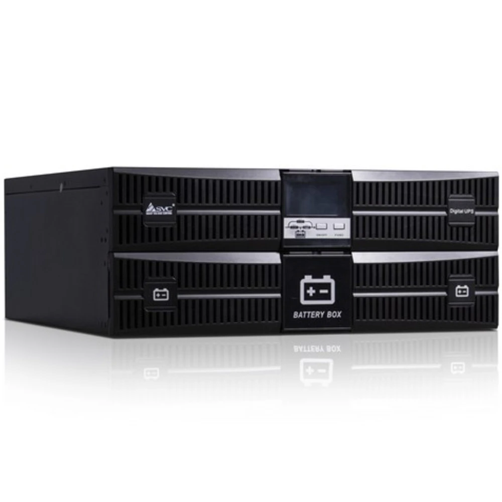 Источник бесперебойного питания SVC RT-2KL-LCD Двойное преобразование (On-Line), Стоечный (Rack), 2000 ВА, 1800 Вт