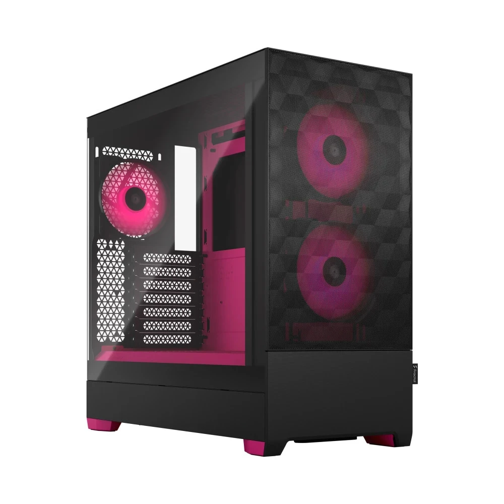Корпус FRACTAL DESIGN Pop Air RGB Magenta TG Clear Tint FD-C-POR1A-03 Игровые, Mid-Tower