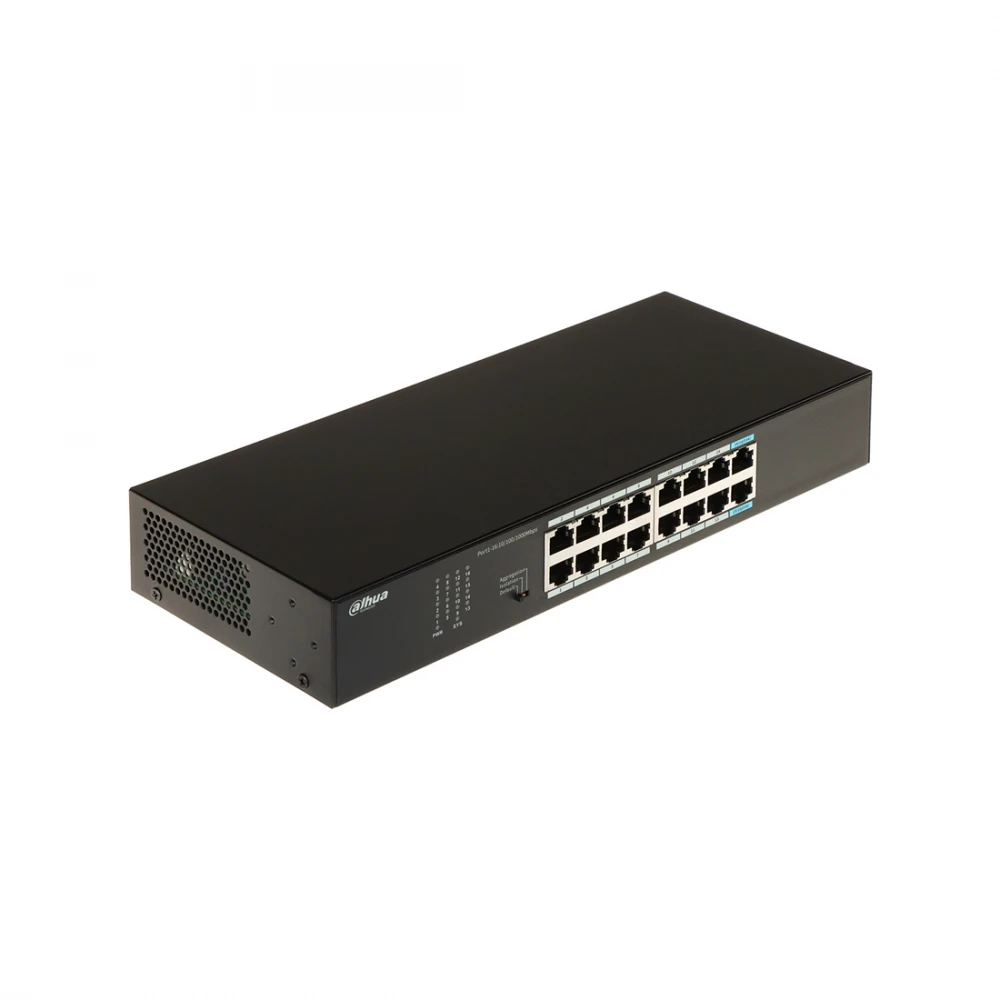 Коммутатор Dahua DH-S3016-16GT 1000 Base-T (1000 мбит/с)