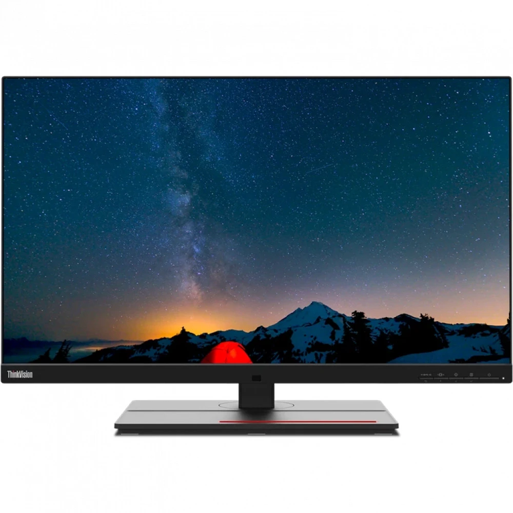 Монитор Lenovo P27u-20 Black/Red 62CBRAS6CB 27 ", IPS, 4K UHD 3840x2160 (16:9), 60 Гц