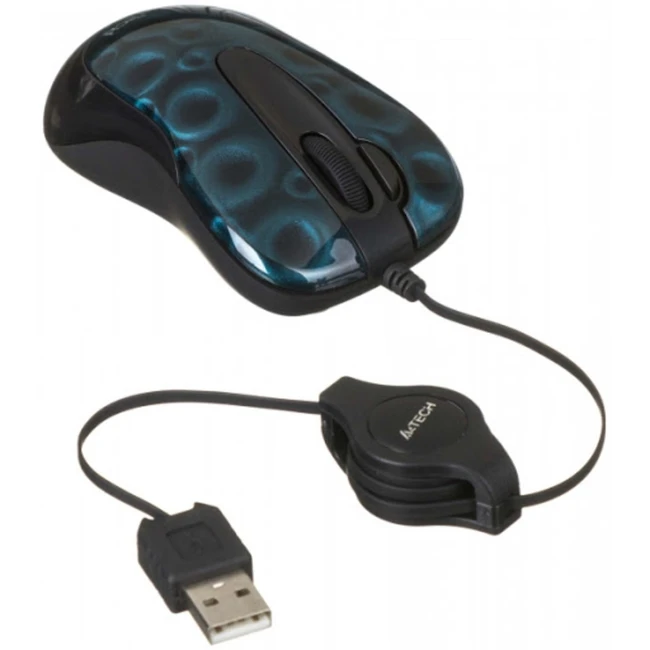 Мышь A4Tech Wired DustFree Green D-60F-3 Бюджетные, Проводная