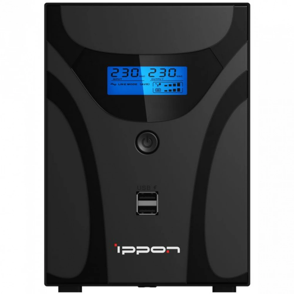 Источник бесперебойного питания IPPON Smart Power Pro II Euro 2200 i1029746 Линейно-интерактивные, Напольный (Tower), 2200 ВА, 1200 Вт