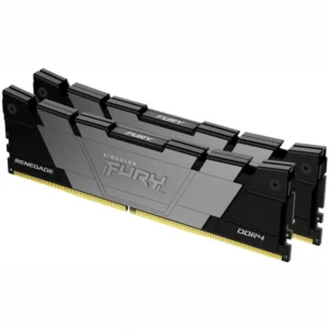 ОЗУ Kingston Fury Renegade Black KF432C16RB2K2/64 DIMM, DDR4, 64 Гб (2 х 32 Гб), 3200 МГц