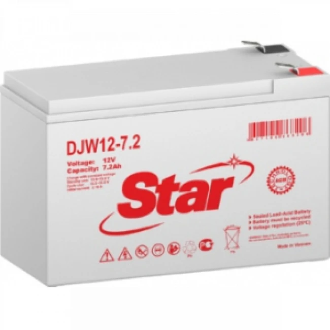 Сменные аккумуляторы АКБ для ИБП STAR DJW12-7.2 STAR 12 В