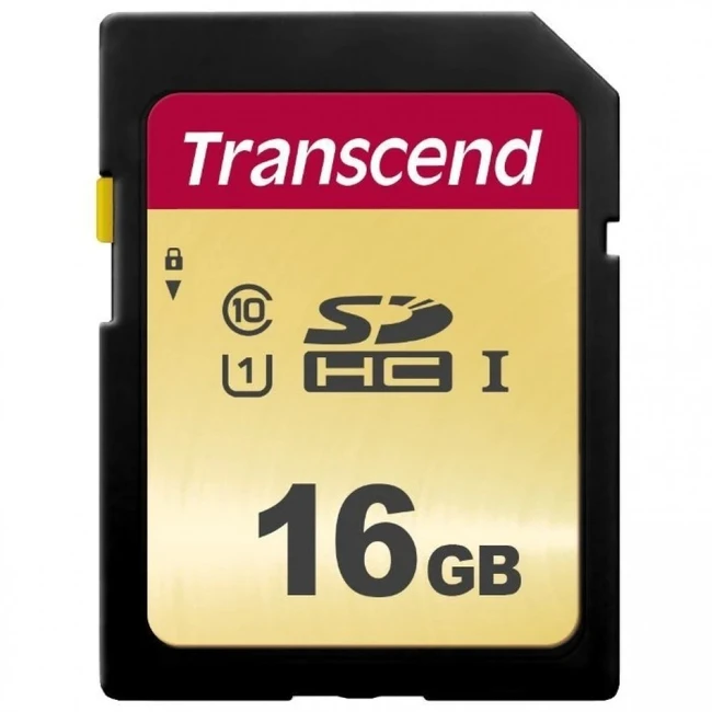 Флеш (Flash) карты Transcend Class 10 V30 U1 TS16GSDC500S 16 ГБ