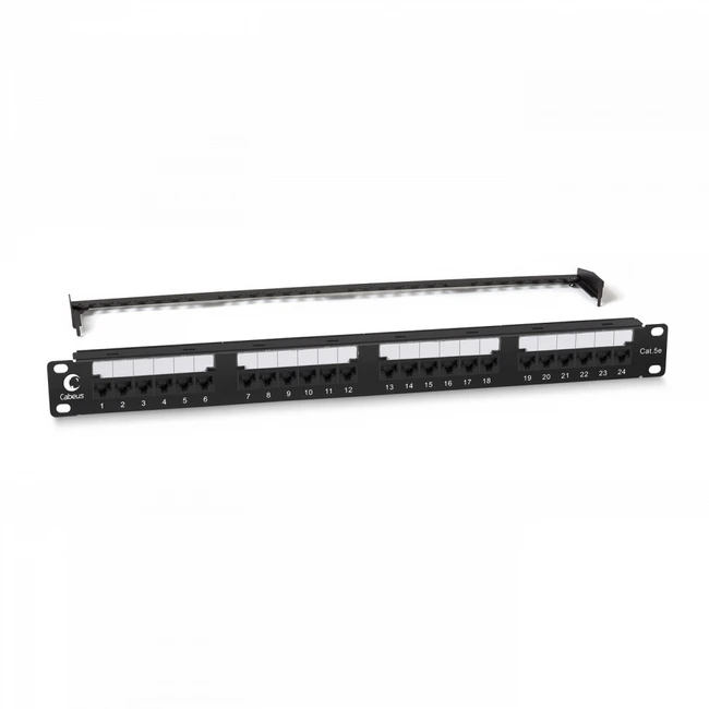 Патч-панель Cabeus PL2-24-Cat.5e-Dual