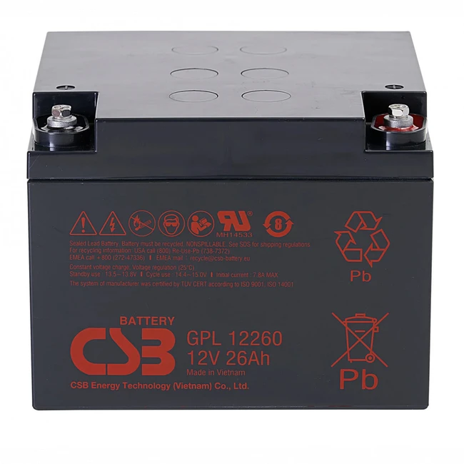 Сменные аккумуляторы АКБ для ИБП CSB GPL12260 GPL12260 I CSB 12 В