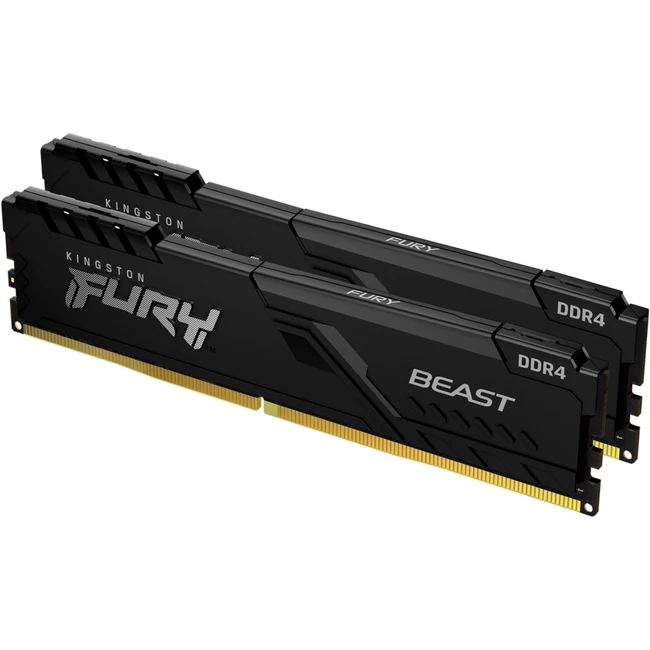 ОЗУ Kingston Fury Beast KF436C17BBK2/16 DIMM, DDR4, 16 Гб (2 х 8 Гб), 3600 МГц