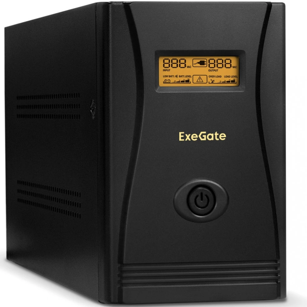 Источник бесперебойного питания ExeGate SpecialPro Smart LLB-2000 EP285522RUS Линейно-интерактивные, Напольный (Tower), 2000 ВА, 1200 Вт