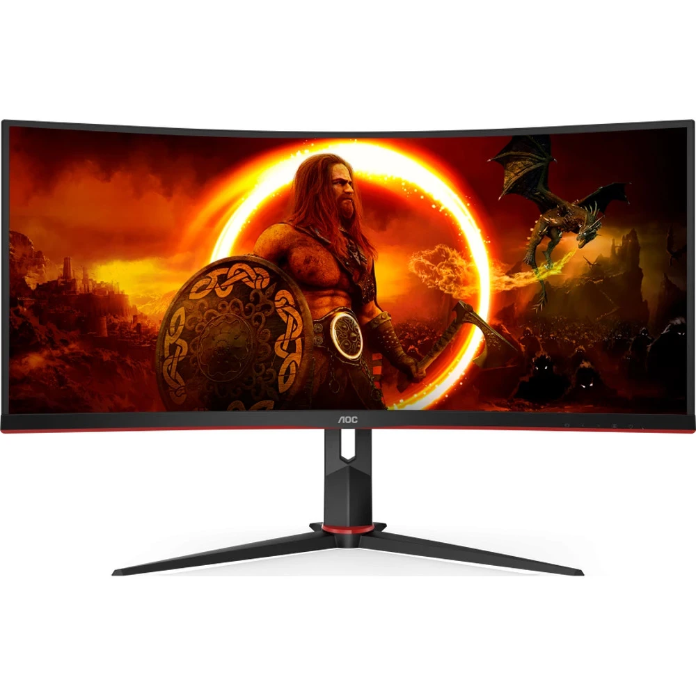 Монитор AOC CU34G2XP Black 34 ", VA, Ultra-Wide QHD 3440x1440 (21:9), 180 Гц