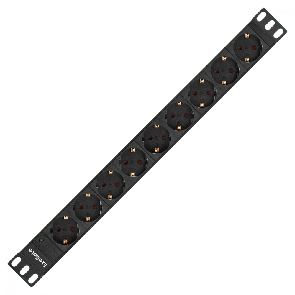 Аксессуар для серверного шкафа ExeGate ServerPro PDU-19H906 Al-9S-C14-2.5CU EX280852RUS