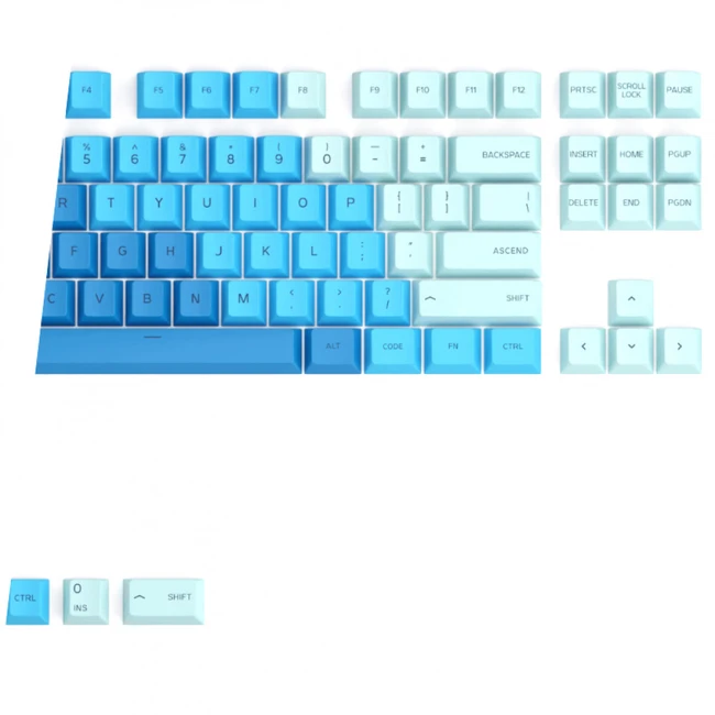 Аксессуар для ПК и Ноутбука GLORIOUS GPBT Keycaps Carribean Ocean GLO-KC-GPBT-CO Кейкапы