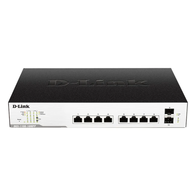 Коммутатор D-link DGS-1100-10MPP/B1A 1000 Base-TX (1000 мбит/с)