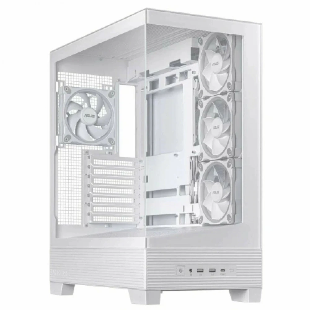 Корпус Asus A31 Plus TG ARGB White A31 PLUS TG ARGB WHITE Игровые, Mid-Tower