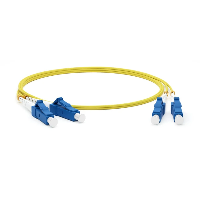 Оптический патч-корд Hyperline FC-D2-9-LC/UR-LC/UR-H-50M-LSZH-YL
