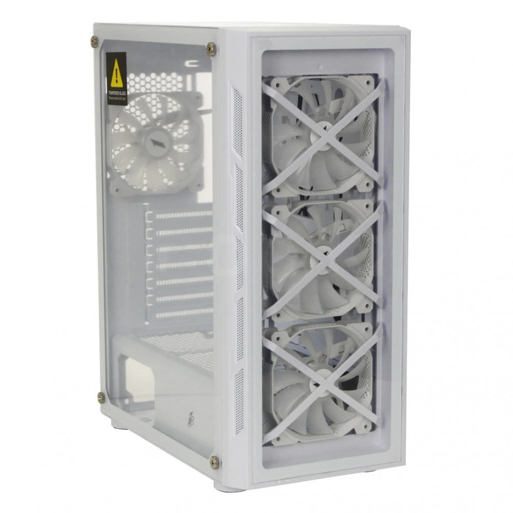 Корпус 1STPLAYER FireBase XP-G, White XP-G-WH-4F7-W Игровые, Mid-Tower