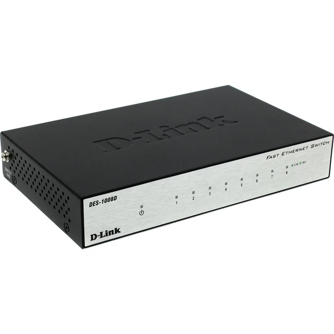 Коммутатор D-link DES-1008D/L2B 100 Base-TX (100 мбит/с)