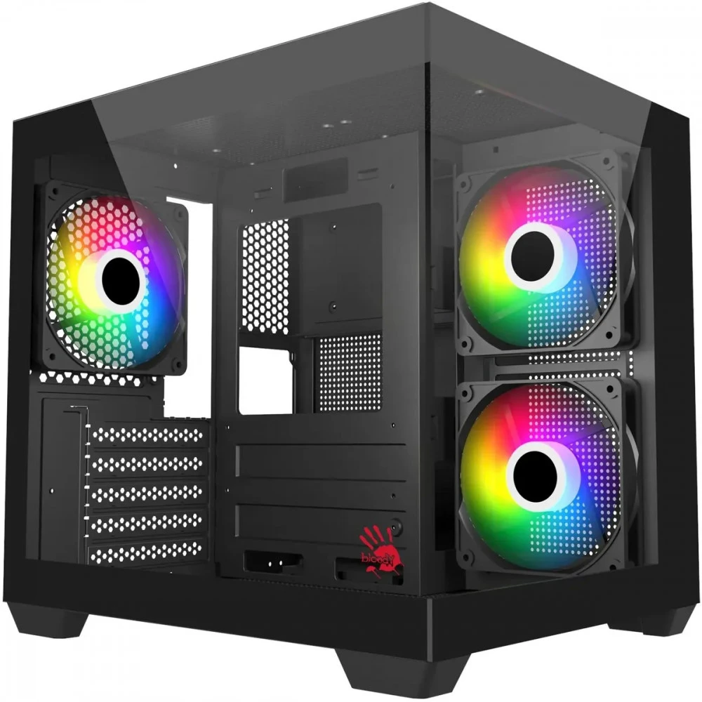 Корпус Bloody CC-121 Black CC-121-BK Игровые, Mini-Tower