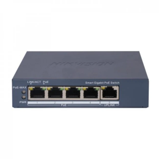 Коммутатор Hikvision DS-3E1505P-EI 1000 Base-T (1000 мбит/с)