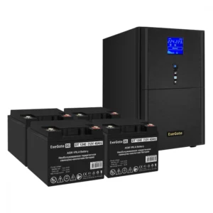 Источник бесперебойного питания ExeGate EX295990RUS + батарея 40Aч EX282976RUS 4шт EX296862RUS Линейно-интерактивные, Напольный (Tower), 3000 ВА, 2400 Вт