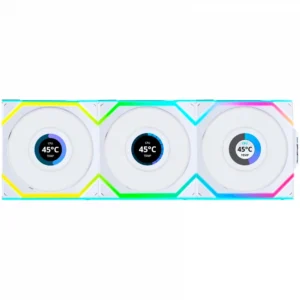 Система охлаждения Lian Li UNI FAN SL WIRELESS LCD 3x120mm White G99.12SLLCD1W3W.00 Для системного блока