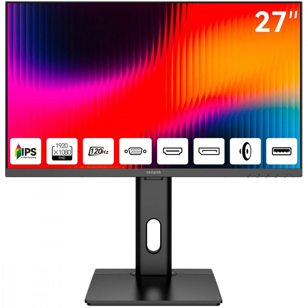 Монитор Aiwa MF2711 27 ", IPS, Full HD 1920x1080 (16:9), 120 Гц