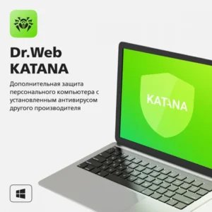 Антивирус Dr.Web Katana на 24 м., 4 ПК LHW-KK-24M-4-A3 Первичная лицензия