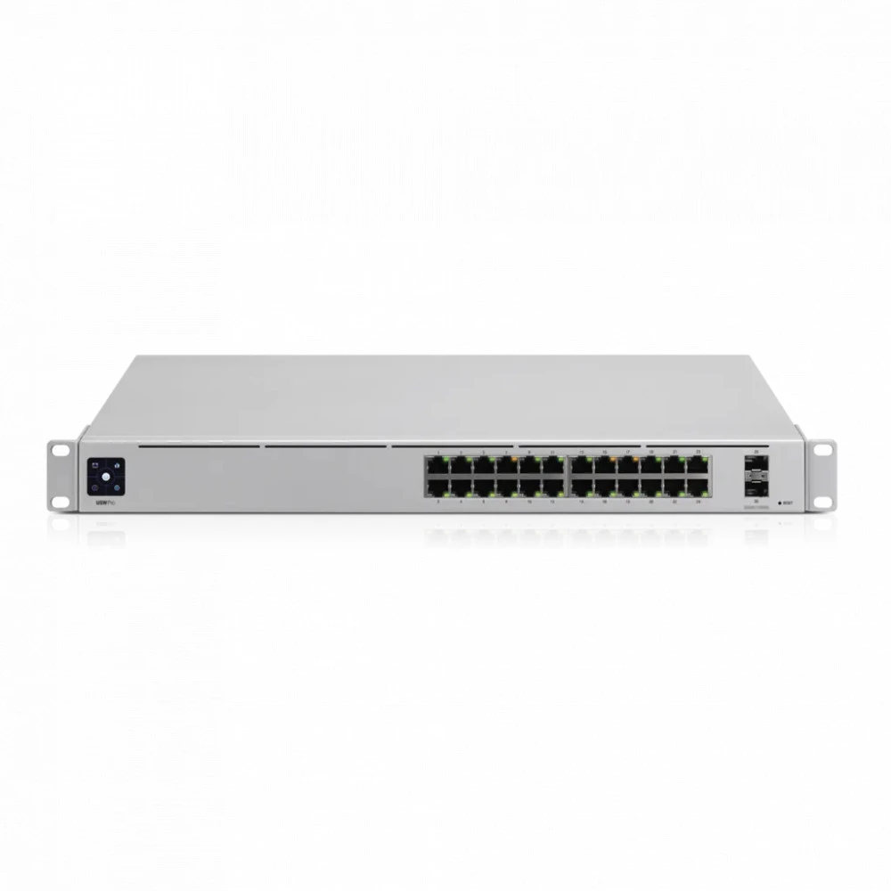 Коммутатор Ubiquiti UniFi Switch Pro 24 USW-Pro-24-EU 1000 Base-T (1000 мбит/с), 2 SFP порта
