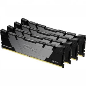 ОЗУ Kingston FURY Renegade Black KF432C16RB2K4/128 DIMM, DDR4, 128 Гб (4 х 32 Гб), 3200 МГц