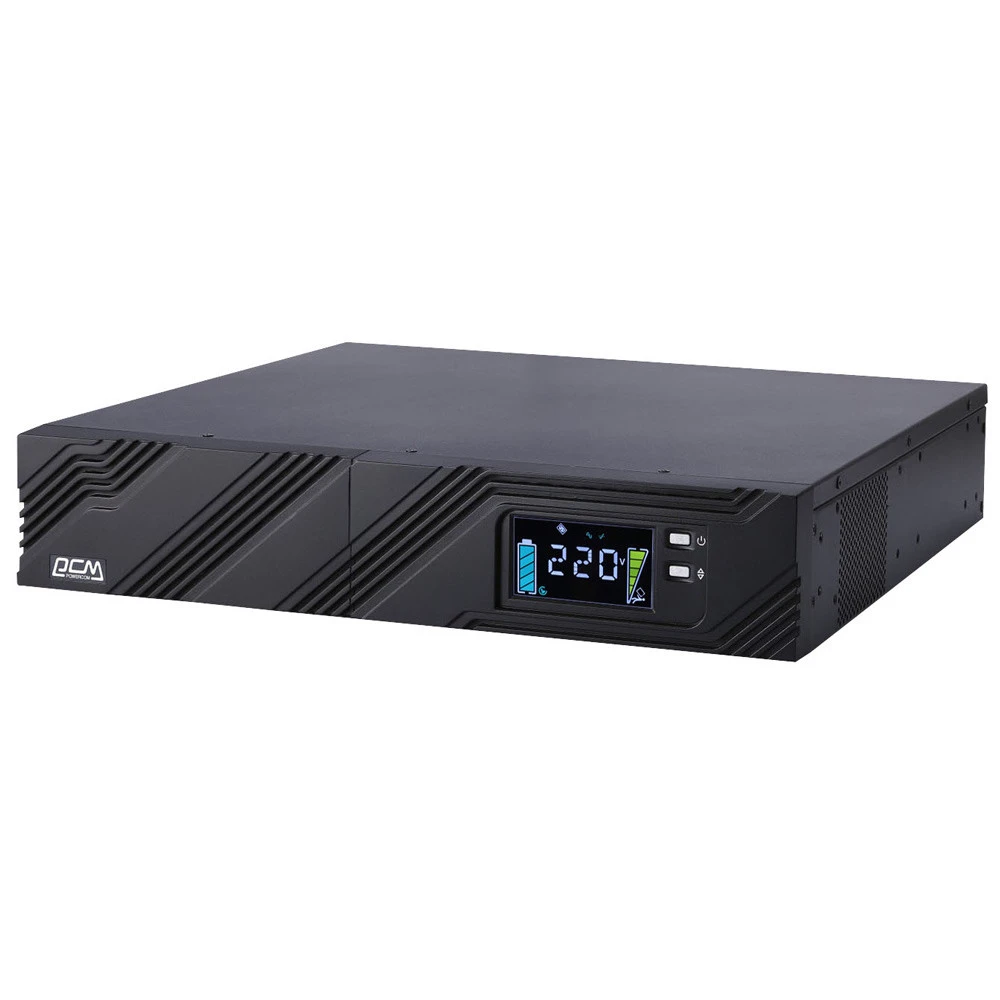 Источник бесперебойного питания Powercom SMART KING PRO+ SPR-2000 LCD Линейно-интерактивные, Стоечный (Rack), 2000 ВА, 1600 Вт